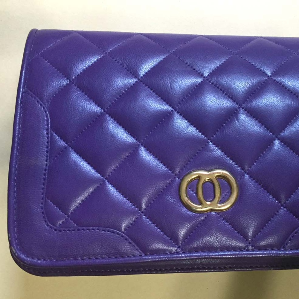 Vintage Quilted Leather Flap Bag